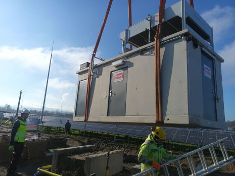 Einhub Verdichterstation